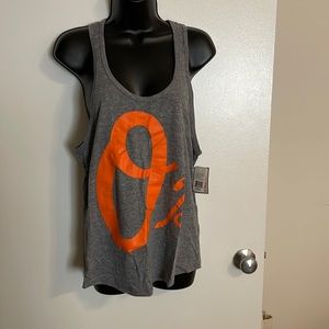 Victoria’s Secret PINK Orioles racer back tank. Sz M. NWT.